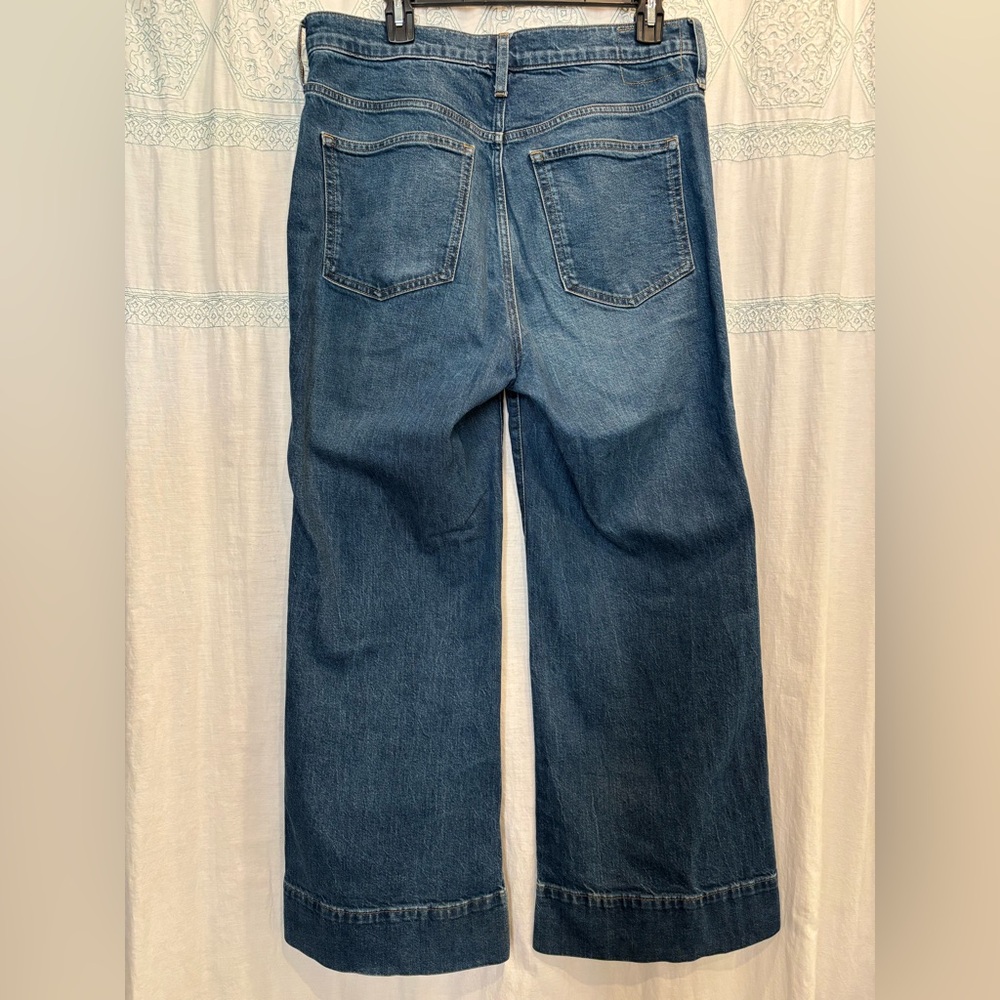 J. Crew Wide-Leg Trouser Jeans - Picture 2 of 8